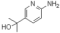 6-氨基-alpha,alpha-二甲基-3-吡啶甲醇分子结构 (CAS 843643-03-8)