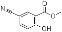 Methyl 5-cyano-2-hydroxybenzoate molecular structure (CAS 84437-12-7)