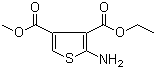 3-Ethyl 4-methyl 2-aminothiophene-3,4-dicarboxylate molecular structure (CAS 844502-63-2)