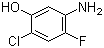 结构式 CAS# 84478-72-8, 5-氨基-2-氯-4-氟苯酚
