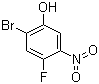 structure of CAS# 84478-87-5, 2-Bromo-4-fluoro-5-nitrophenol