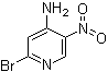 structure of CAS# 84487-15-0, 2-Bromo-5-nitropyridin-4-amine;(2-Bromo-5-nitropyridin-4-yl)amine