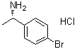 (S)-4-溴-alpha-甲基苯甲胺盐酸盐分子结构 (CAS 84499-77-4)