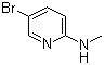 structure of CAS# 84539-30-0, 5-Bromo-2-(methylamino)pyridine;2-(Methylamino)-5-bromopyridine; 5-Bromo-N-methylpyridin-2-amine; N-Methyl-5-bromopyridine-2-amine