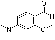 2-甲氧基-4-二甲基氨基苯甲醛分子结构 (CAS 84562-48-1)