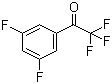 structure of CAS# 845823-12-3, 2,2,2,3',5'-Pentafluoroacetophenone;1-(3,5-Difluorophenyl)-2,2,2-trifluoroethanone