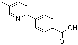 4-(5-甲基吡啶-2-基)苯甲酸分子结构 (CAS 845826-92-8)