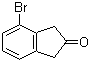4-溴-1,3-二氢-2H-茚-2-酮分子结构 (CAS 846032-36-8)