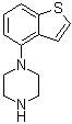 4-(1-Piperazinyl)benzo[b]thiophene molecular structure (CAS 846038-18-4)