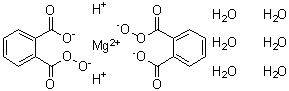 Magnesium bis(monoperoxyphthalate) hexahydrate molecular structure (CAS 84665-66-7)