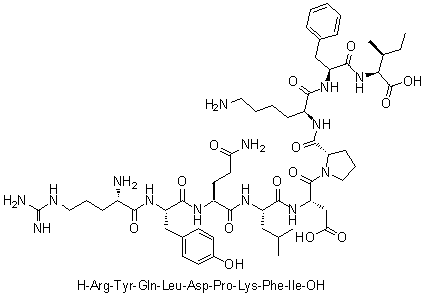 Tumor antigen 17-1A (human HLA-A2402-restricted cytotoxic T lymphocyte 9-amino acid epitope) molecular structure (CAS 847229-95-2)