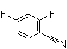 2,4-二氟-3-甲基苯腈分子结构 (CAS 847502-87-8)