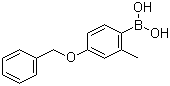 结构式 CAS# 847560-49-0, 4-苄氧基-2-甲基苯硼酸