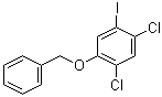结构式 CAS# 847560-51-4, 1-苄氧基-2,4-二氯-5-碘苯