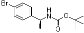 结构式 CAS# 847728-89-6, [(S)-1-(4-溴苯基)乙基]氨基甲酸叔丁酯