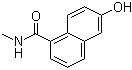 6-羟基-N-甲基-1-萘甲酰胺分子结构 (CAS 847802-91-9)