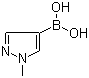 1-Methyl-1H-pyrazole-4-boronic acid molecular structure (CAS 847818-55-7)
