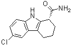 (1R)-6-Chloro-2,3,4,9-tetrahydro-1H-carbazole-1-carboxamide molecular structure (CAS 848193-69-1)