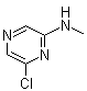 6-氯-N-甲基-2-吡嗪胺分子结构 (CAS 848366-38-1)
