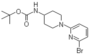 tert-Butyl [1-(6-bromopyridin-2-yl)piperidin-4-yl]carbamate molecular structure (CAS 848500-12-9)