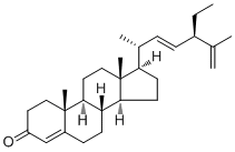 Stigmasta-4,22,25-trien-3-one molecular structure (CAS 848669-09-0)