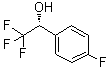 (alphaR)-4-Fluoro-alpha-(trifluoromethyl)benzenemethanol molecular structure (CAS 848926-12-5)