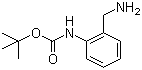 structure of CAS# 849020-94-6, 2-(tert-Butoxycarbonylamino)benzylamine;tert-Butyl N-[2-(aminomethyl)phenyl]carbamate