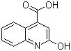 2-Hydroxyquinoline-4-carboxylic acid molecular structure (CAS 84906-81-0)