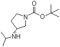 (3R)-3-[(1-Methylethyl)amino]-1-pyrrolidinecarboxylic acid tert-butyl ester molecular structure (CAS 849107-00-2)