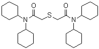 N,N,N',N''-Tetracyclohexyl-3-thiaglutaric diamide molecular structure (CAS 849629-03-4)