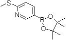 结构式 CAS# 849934-89-0, 2-甲硫基吡啶-5-硼酸频哪醇酯