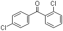 structure of CAS# 85-29-0, 2,4'-Dichlorobenzophenone;(2-Chlorophenyl)-(4-chlorophenyl)methanone
