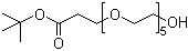 1-Hydroxy-3,6,9,12,15-pentaoxaoctadecan-18-oic acid 1,1-dimethylethyl ester molecular structure (CAS 850090-09-4)