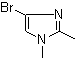 结构式 CAS# 850429-59-3, 4-溴-1,2-二甲基-1H-咪唑