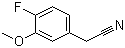 structure of CAS# 850565-37-6, 4-Fluoro-3-methoxyphenylacetonitrile
