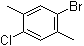 1-Bromo-4-chloro-2,5-dimethylbenzene molecular structure (CAS 85072-44-2)