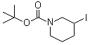 3-Iodo-1-piperidinecarboxylic acid tert-butyl ester molecular structure (CAS 850761-36-3)