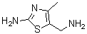2-Amino-4-methyl-5-thiazolemethanamine molecular structure (CAS 850852-66-3)