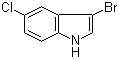 structure of CAS# 85092-82-6, 3-Bromo-5-chloro-1H-indole
