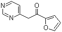 1-(2-Furyl)-2-pyrimidin-4-ylethanone molecular structure (CAS 851371-60-3)