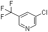 3-Chloro-5-(trifluoromethyl)pyridine molecular structure (CAS 85148-26-1)