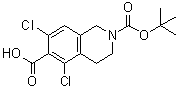 5,7-二氯-3,4-二氢-2,6(1H)-异喹啉二甲酸 2-叔丁酯分子结构 (CAS 851784-82-2)