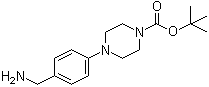 tert-Butyl 4-[4-(aminomethyl)phenyl]piperazine-1-carboxylate molecular structure (CAS 852180-47-3)