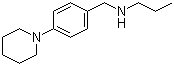 结构式 CAS# 852180-56-4, N-(4-哌啶-1-基苄基)-N-丙胺