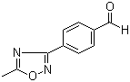 结构式 CAS# 852180-60-0, 4-(5-甲基-1,2,4-恶二唑-3-基)苯甲醛