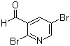 2,5-Dibromonicotinaldehyde molecular structure (CAS 852181-11-4)