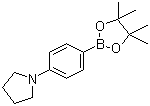 4-(1-吡咯烷基)苯硼酸频哪醇酯分子结构 (CAS 852227-90-8)