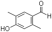 structure of CAS# 85231-15-8, 4-Hydroxy-2,5-dimethylbenzaldehyde