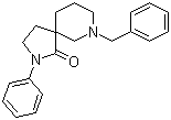 2-苯基-7-(苯基甲基)-2,7-二氮杂螺[4.5]癸烷-1-酮分子结构 (CAS 852339-03-8)