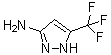 5-(Trifluoromethyl)-1H-pyrazol-3-amine molecular structure (CAS 852443-61-9)